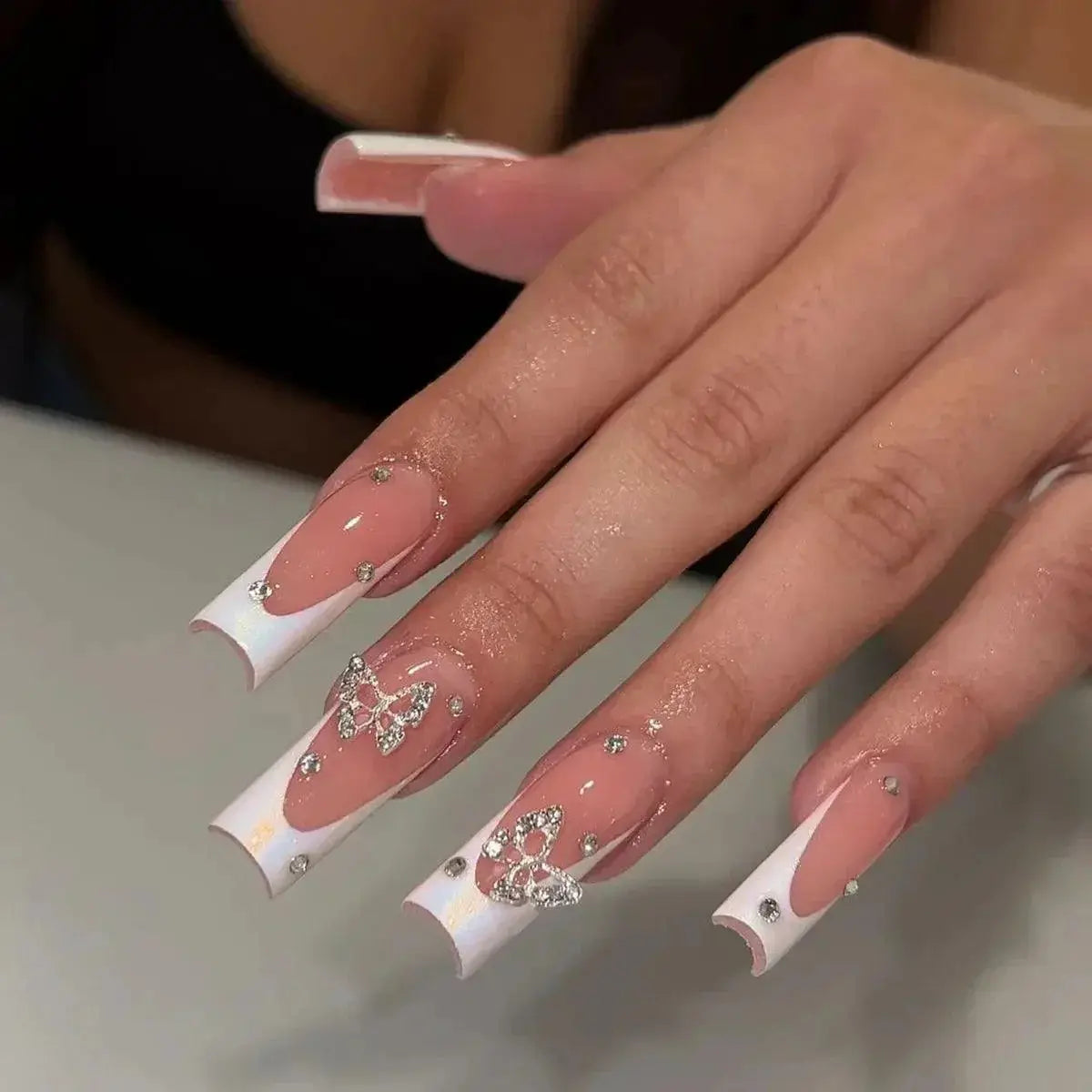 24 Piece Acrylic False Nails Set for Women Express Style