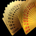 24K Gold Foil Waterproof Poker Cards: Shiny and Durable