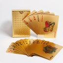 24K Gold Foil Waterproof Poker Cards: Shiny and Durable