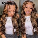 250% Density HD Lace Frontal Body Wave Wig Pre Plucked