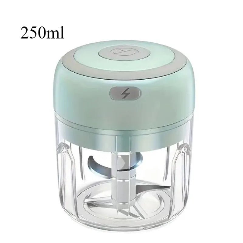 250ML Electric Garlic Grinder Wireless Portable Baby Food Processor