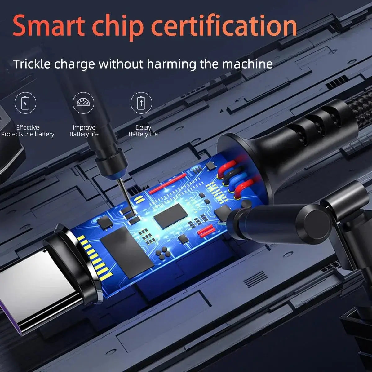 25cm Short Nylon Charger Data Cable Micro USB Type C Cables