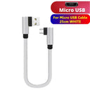 25cm Type C USB Micro Cable Fast Charging Data Cord