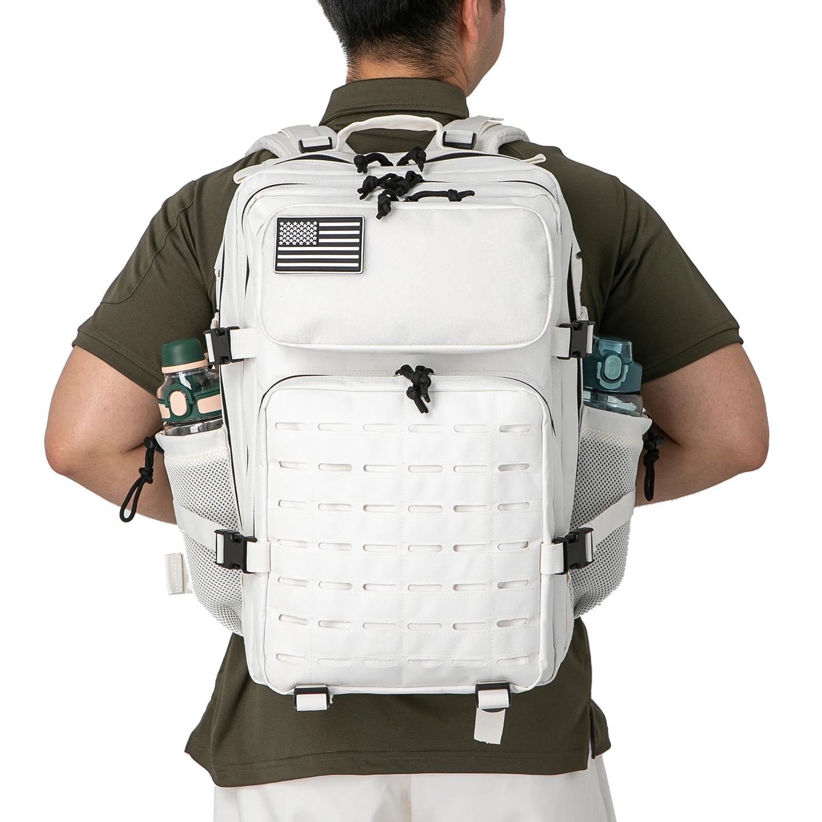 25L 45L Tactical Backpack For Men Women Survival Bugout Rucksack Bottle HolderVX