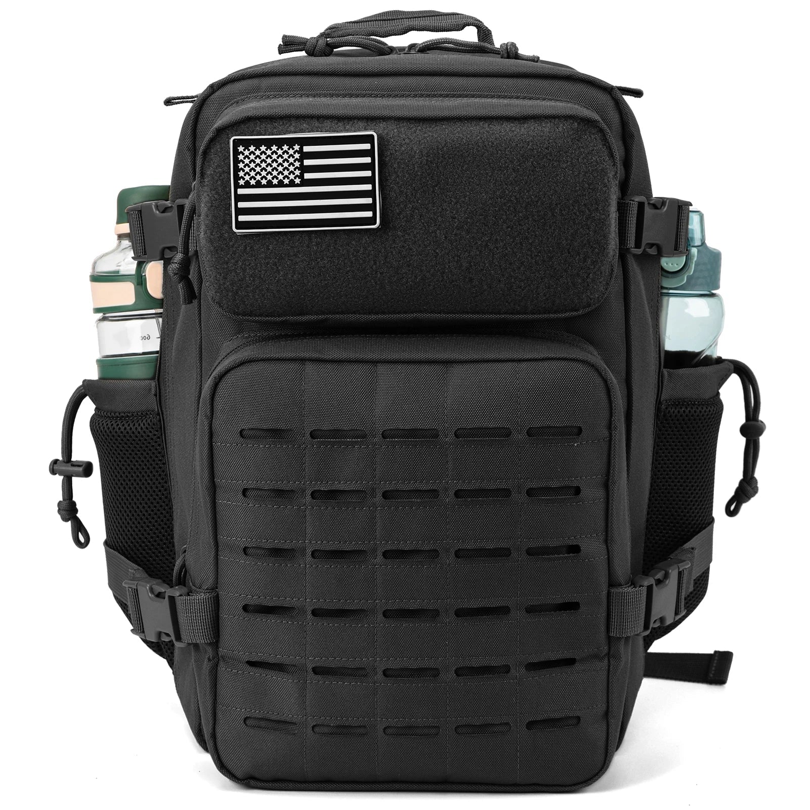 25L Tactical Backpack MOLLE Unisex Hiking Survival Bag With Dual Cup Holders Pro