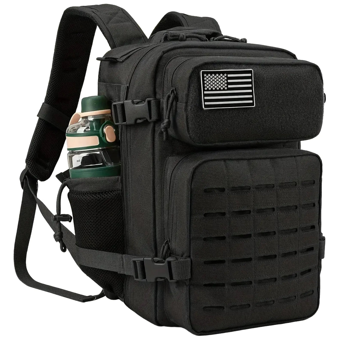 Tactical Backpack for Hikers with Cups — product view 1