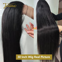26 Inch Lace Front Brazilian Straight Human Hair Wig