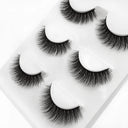 27 Styles Faux Mink Handmade False Eyelashes Kit Glamorous