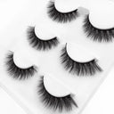 27 Styles Faux Mink Handmade False Eyelashes Kit Glamorous