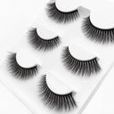 27 Styles Faux Mink Handmade False Eyelashes Kit Glamorous