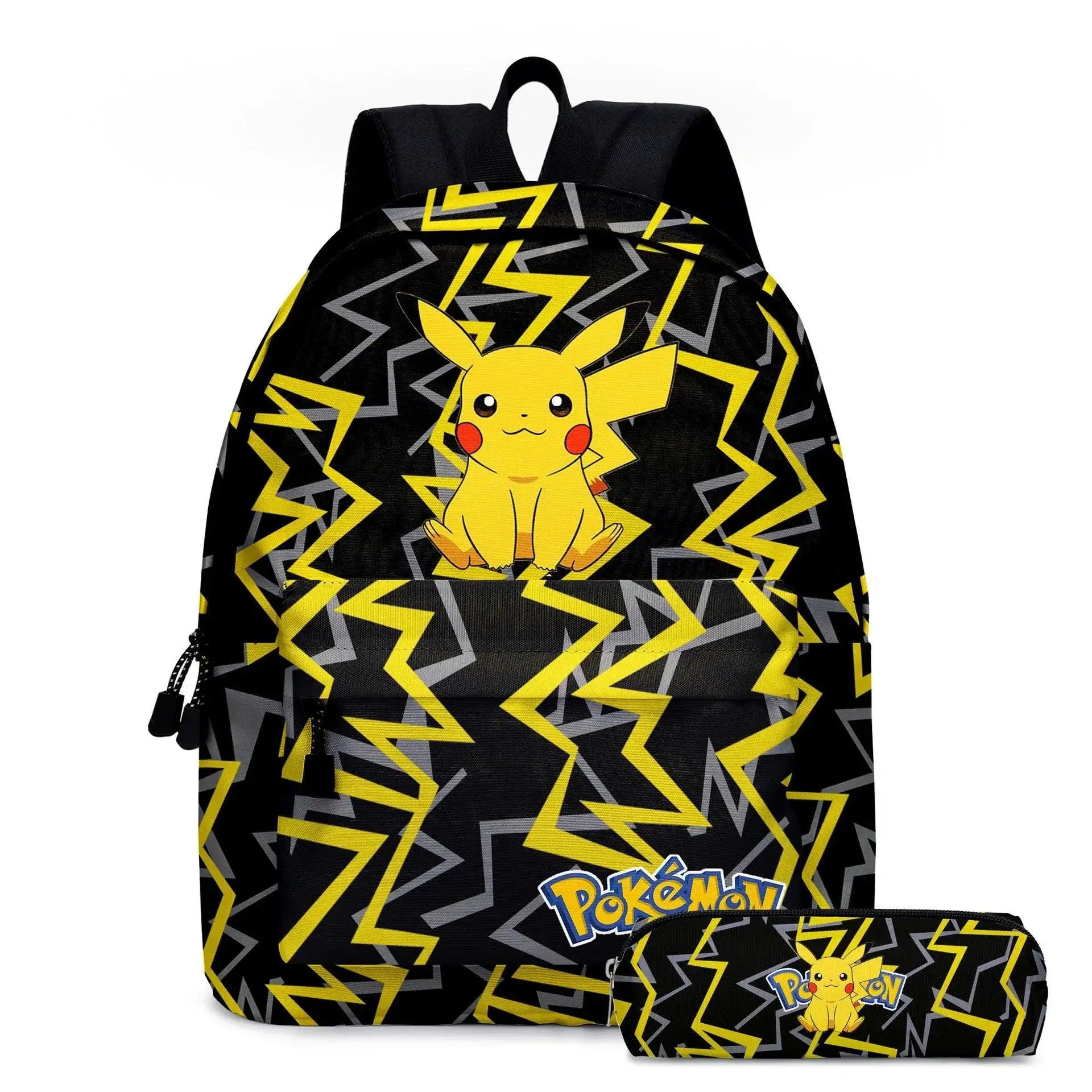 Pikachu Pokemon Backpack Set For Kids 2PC 3PC School Bags