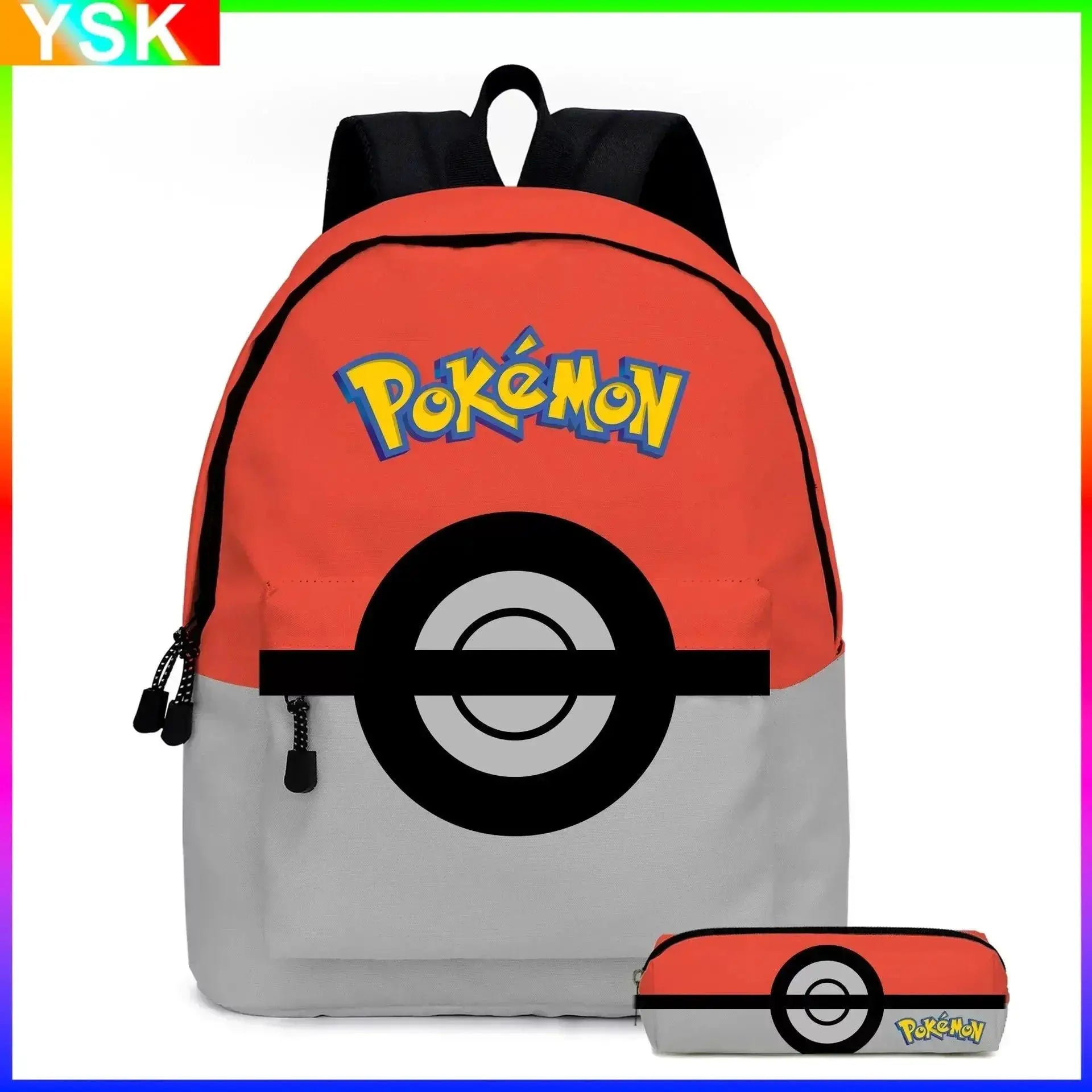 Pikachu Pokemon Backpack Set For Kids 2PC 3PC School Bags