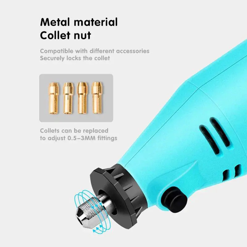 2Pcs DIY Drill Engraving Electric Drill Dremel Tool Set
