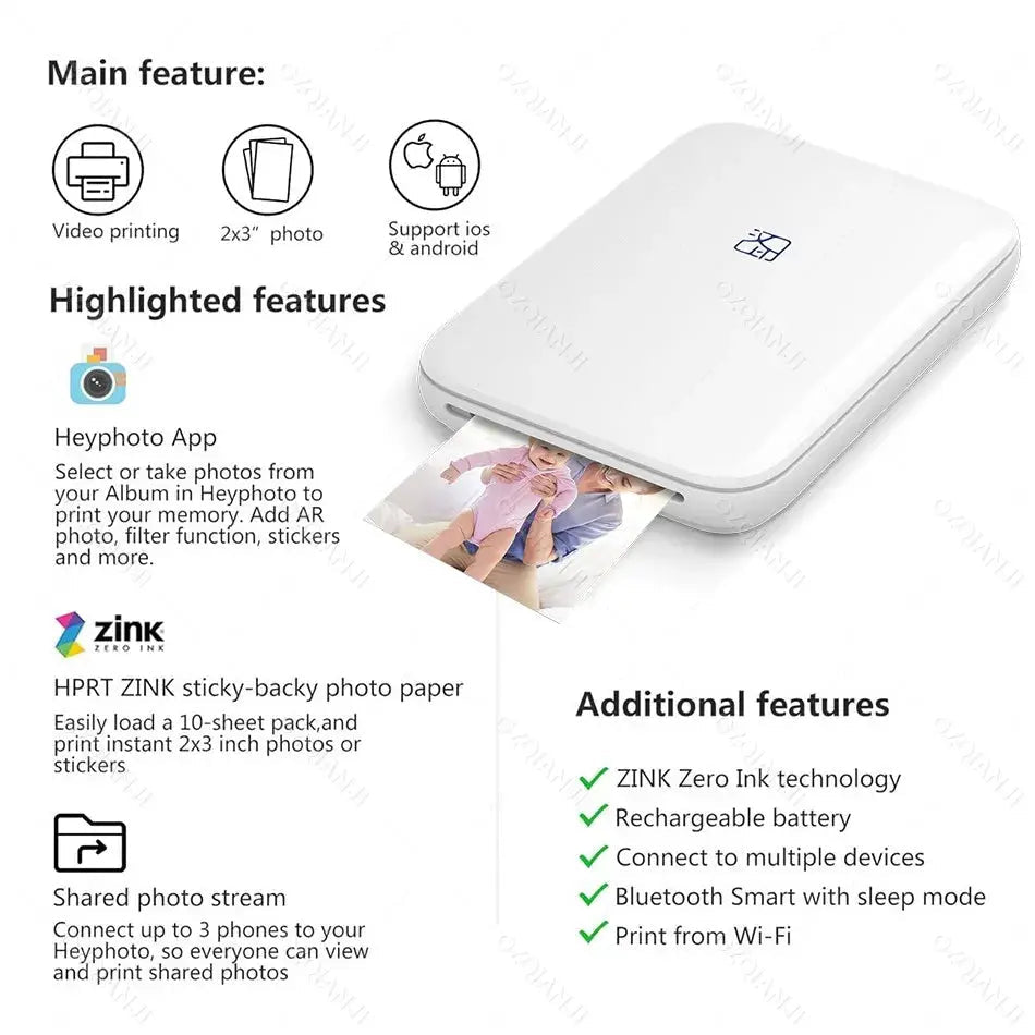2x3 Pocket Printer For On-The-Go Photos