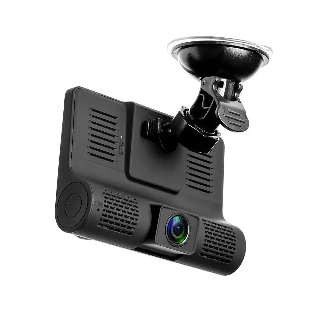 3 Camera Dash Cam Triple Front Rear Side Setup Vision