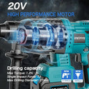 3-in-1 Cordless Brushless Impact Hammer Drill for Steel