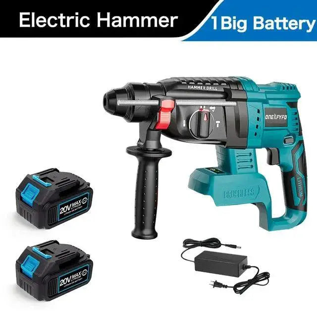 Three In One Cordless Brushless Hammer Drill For Steel