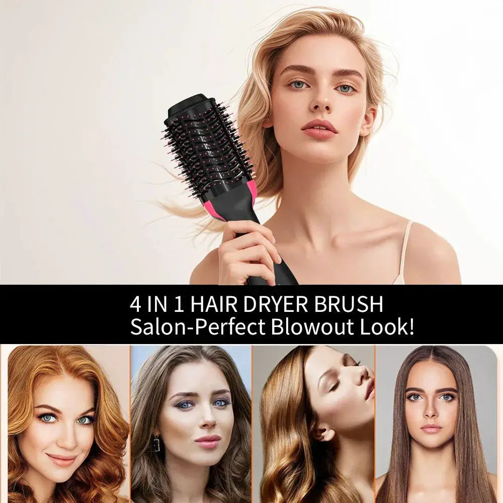 3 in 1 Hot Air Brush One Step Hair Dryer Styler 1000W
