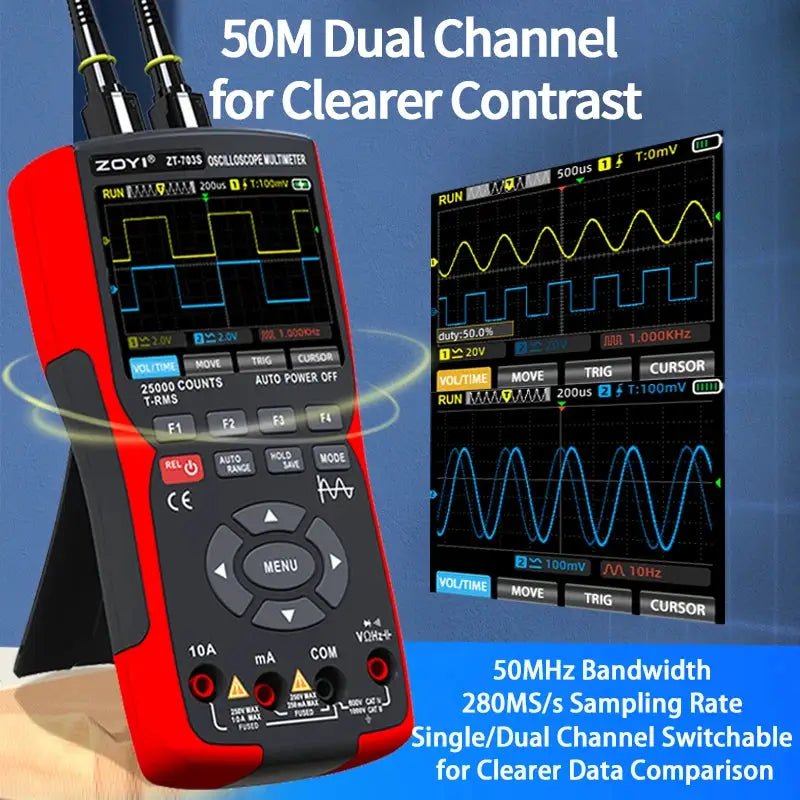 3 In 1 Oscilloscope For DIYers