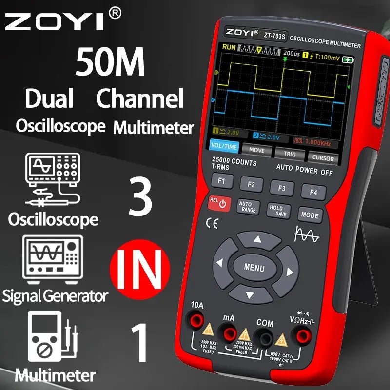3 In 1 Oscilloscope For DIYers