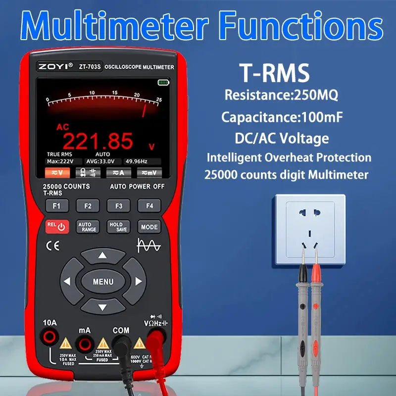 3 In 1 Oscilloscope For DIYers