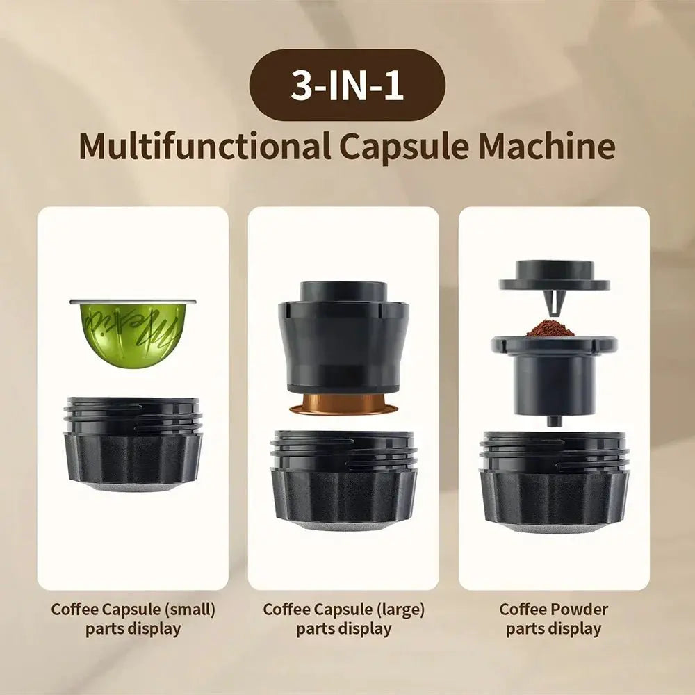 3 In 1 Portable Cordless Espresso Maker For Travel - OurLum.com
