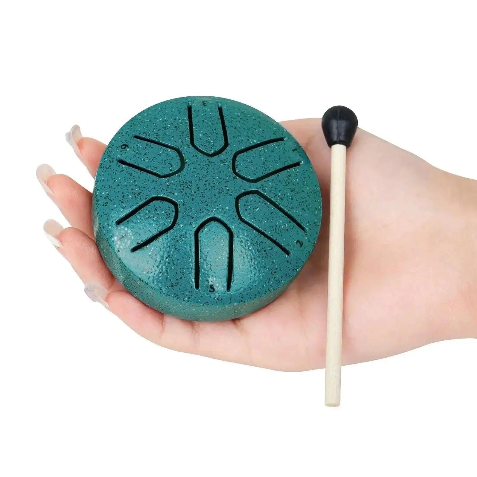 3 Inch 6 Tone Steel Tongue Drum Mini Hand Pan Drum Gift