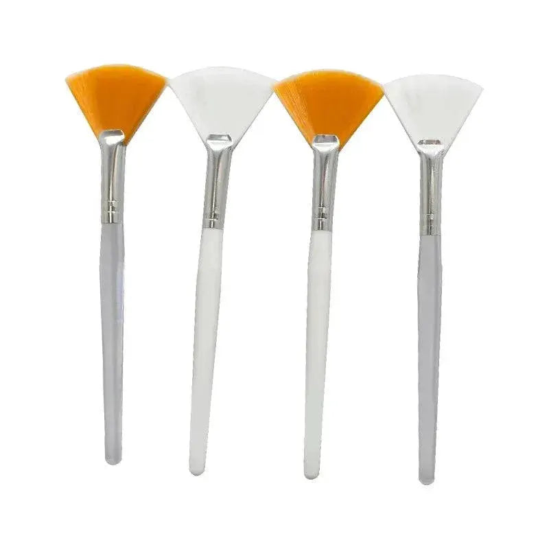 Three Piece Facial Brush Set For Soft Makeup Application