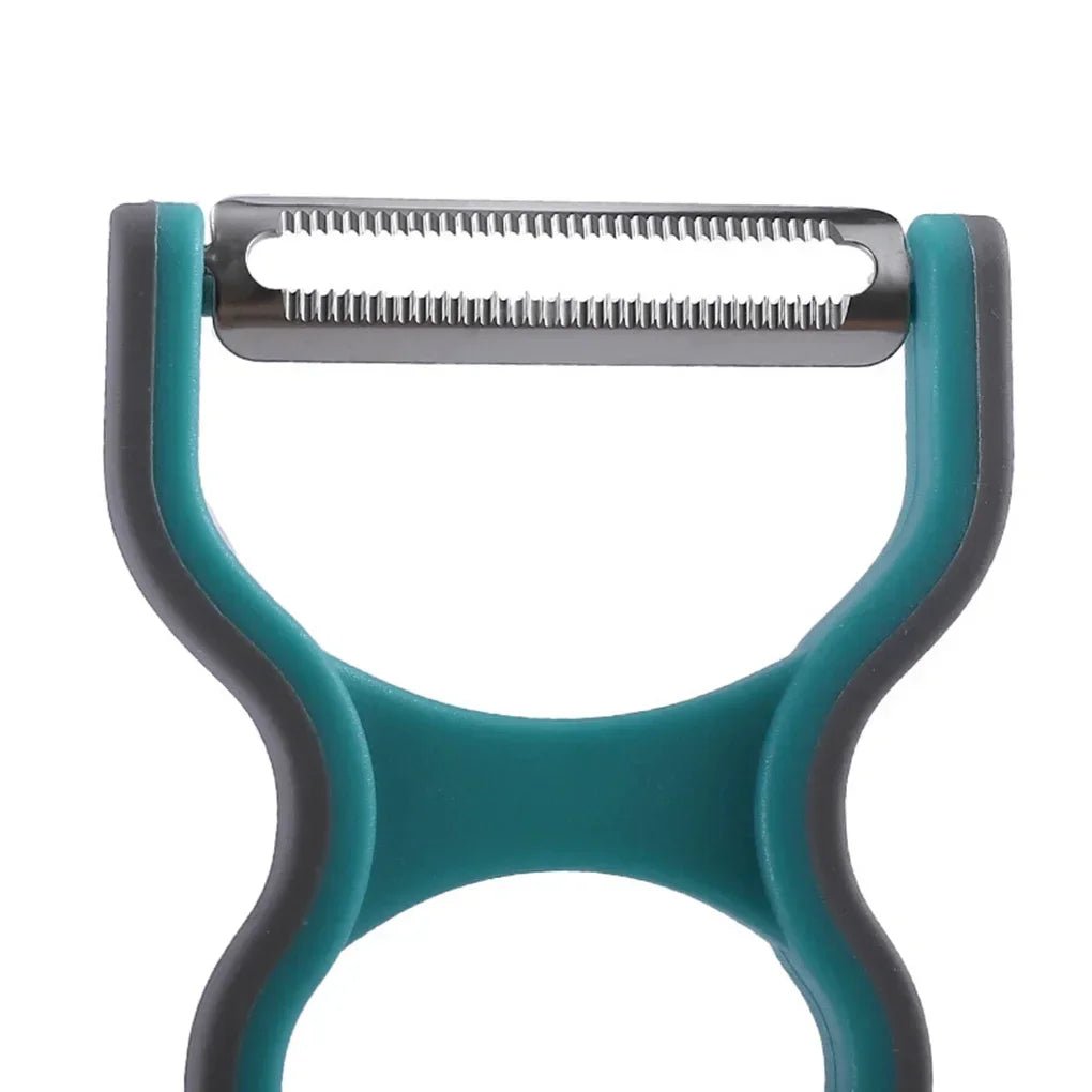 3 Piece Stainless Steel Fruit And Vegetable Peeler Set With Non Slip Handle Plus