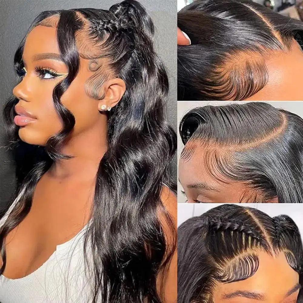 30 - 34 Inch Brazilian Remy Body Wave HD Lace Front Wig