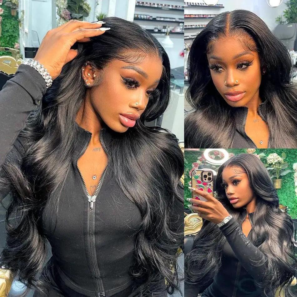 30 Inch Brazilian Body Wave Lace Front Wig Set Remy Hair