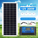 300W Versatile Flexible Solar Panel with Dual USB Charging