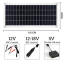 300W Versatile Flexible Solar Panel with Dual USB Charging