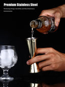 304 Stainless Steel Measuring Cup Double Ended Jigger 15 30 20 40 30 50 30 60 ML