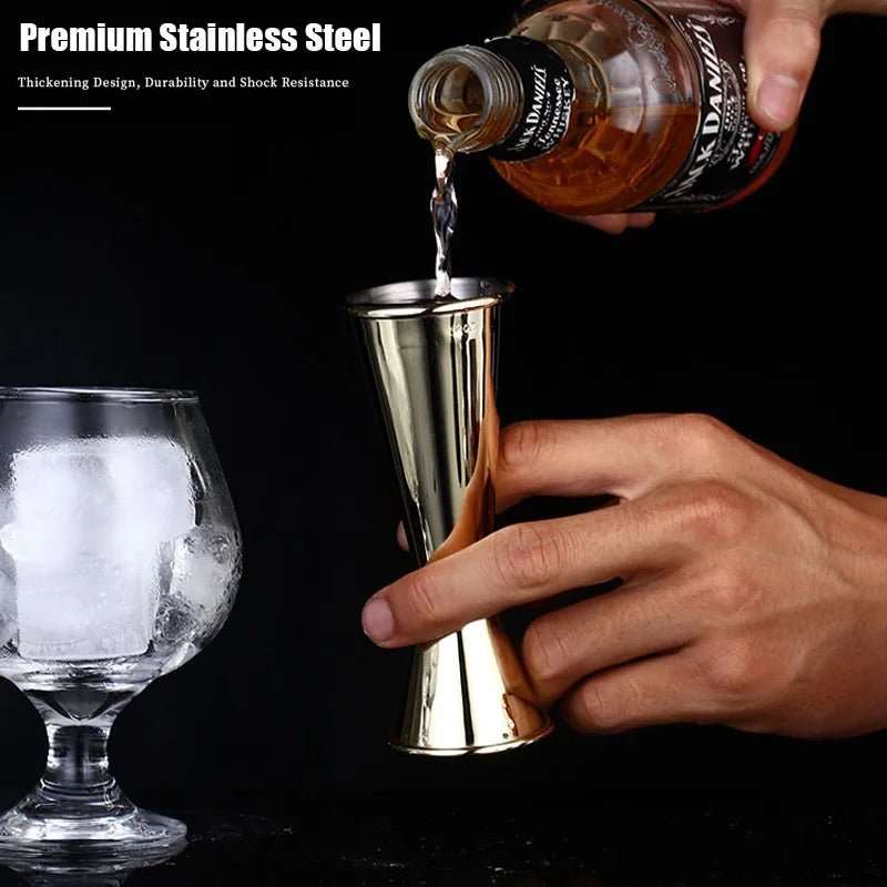 304 Stainless Steel Measuring Cup Double Ended Jigger 15 30 20 40 30 50 30 60 ML