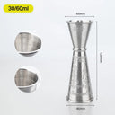 304 Stainless Steel Measuring Cup Double Ended Jigger 15 30 20 40 30 50 30 60 ML