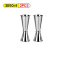 304 Stainless Steel Measuring Cup Double Ended Jigger 15 30 20 40 30 50 30 60 ML