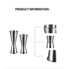 304 Stainless Steel Measuring Cup Double Ended Jigger 15 30 20 40 30 50 30 60 ML