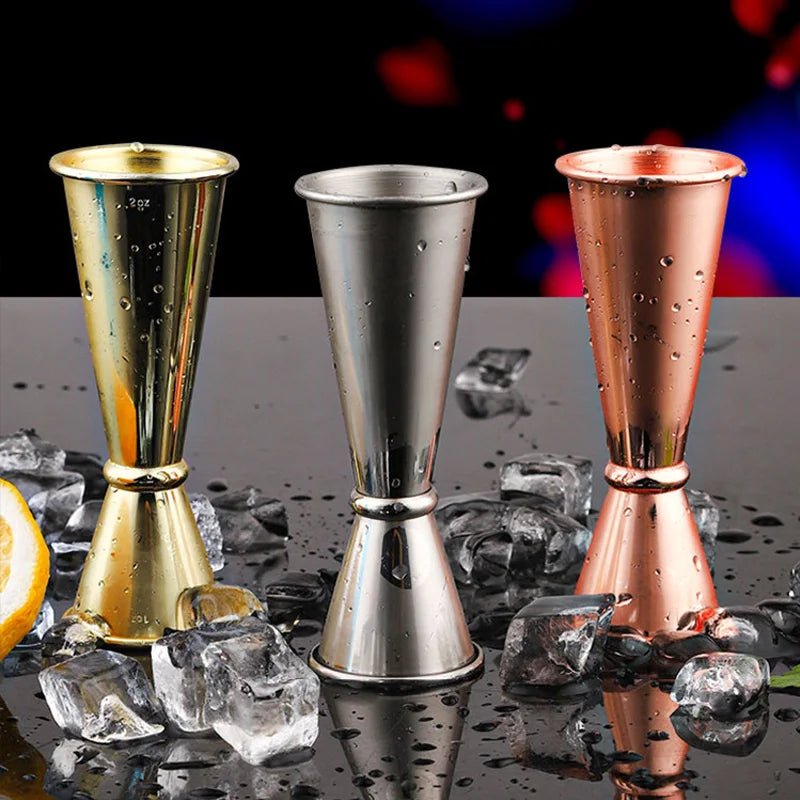 304 Stainless Steel Measuring Cup Double Ended Jigger 15 30 20 40 30 50 30 60 ML