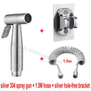 304 Steel Handheld Bidet Spray for Self-Cleaning Hygiene