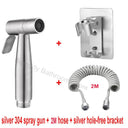 304 Steel Handheld Bidet Spray for Self-Cleaning Hygiene