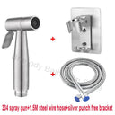304 Steel Handheld Bidet Spray for Self-Cleaning Hygiene