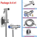 304 Steel Handheld Bidet Spray for Self-Cleaning Hygiene