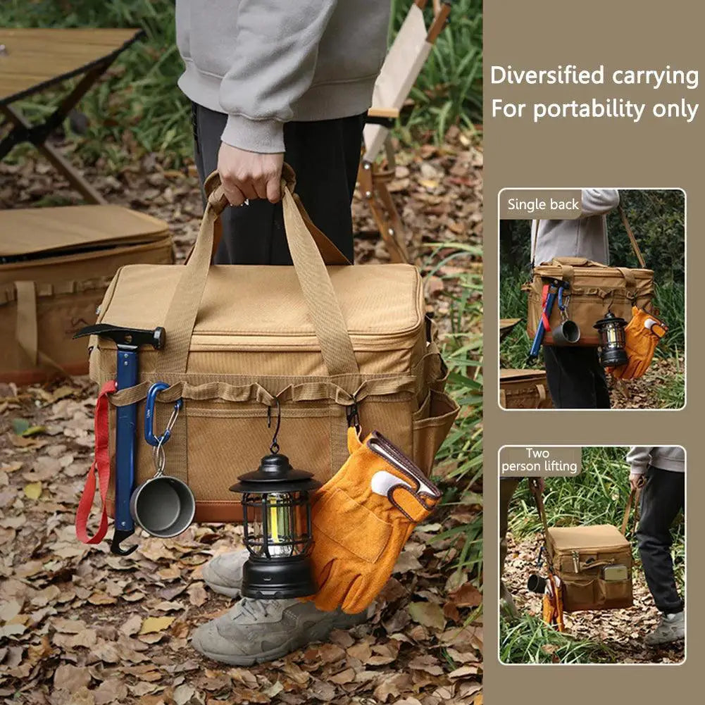 30L Camping Storage Bag Durable Oxford Organizer For Gear