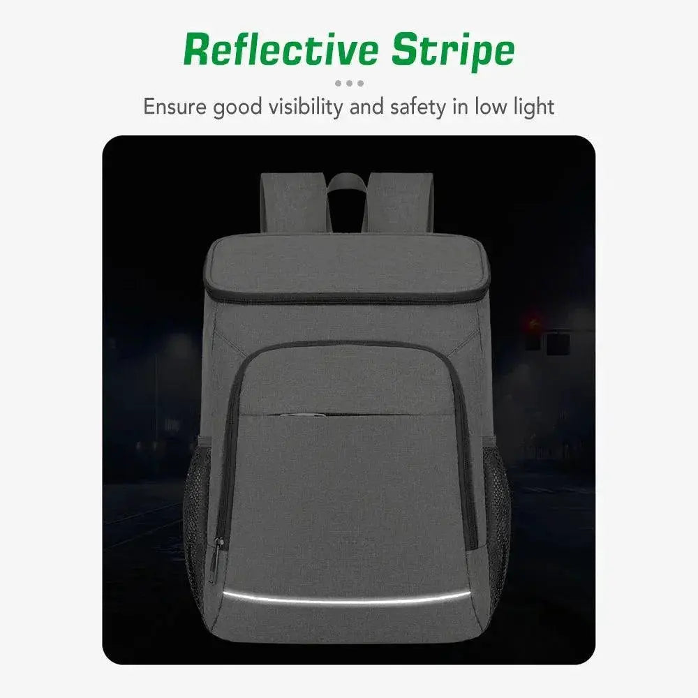 30L Cooler Backpack Leakproof Insulated Lunch Bag Outdoor