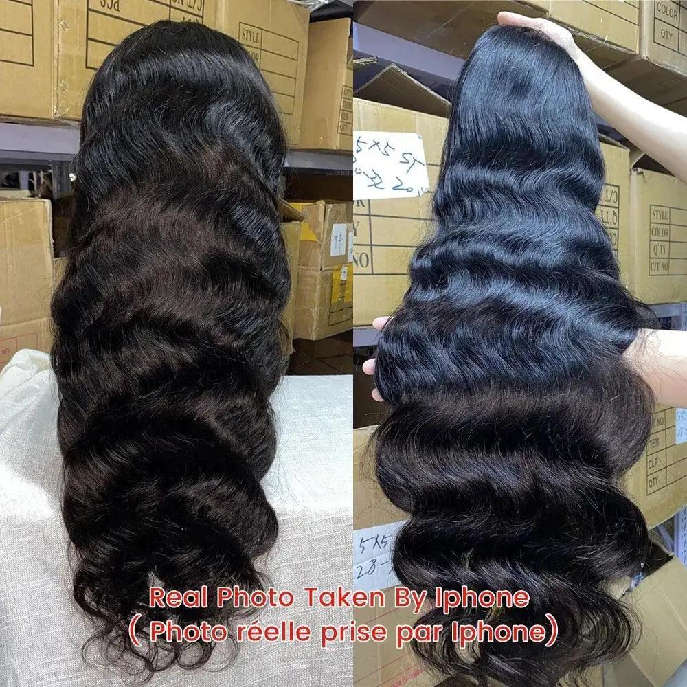 32 To 34 Inch Luxury Body Wave Lace Front Wig Remy Hair