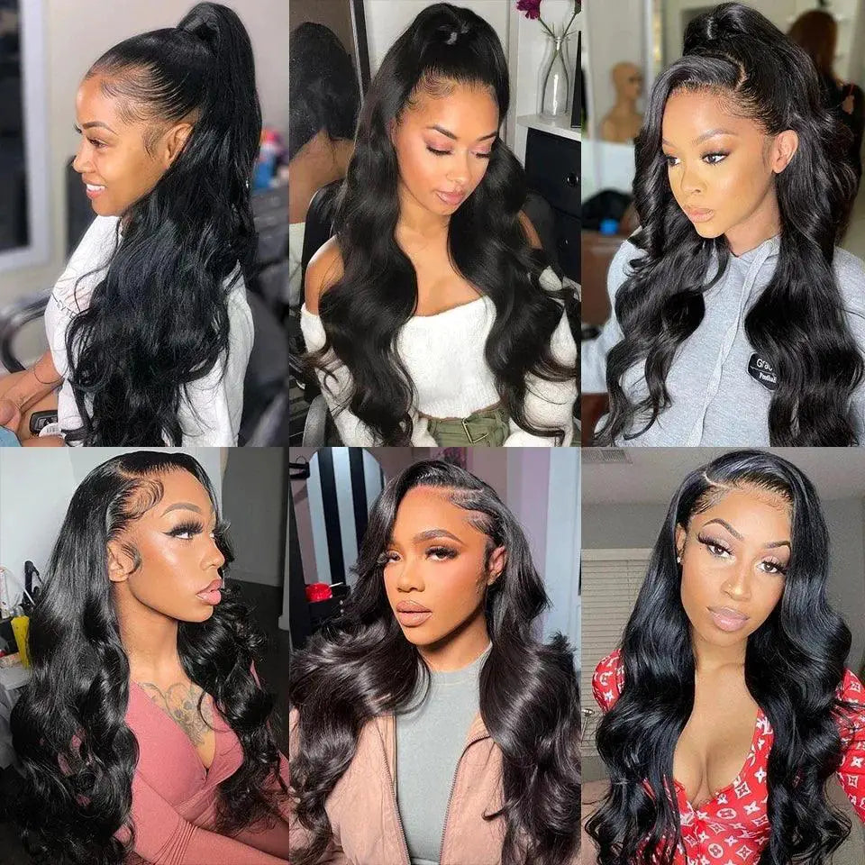 32 To 34 Inch Luxury Body Wave Lace Front Wig Remy Hair