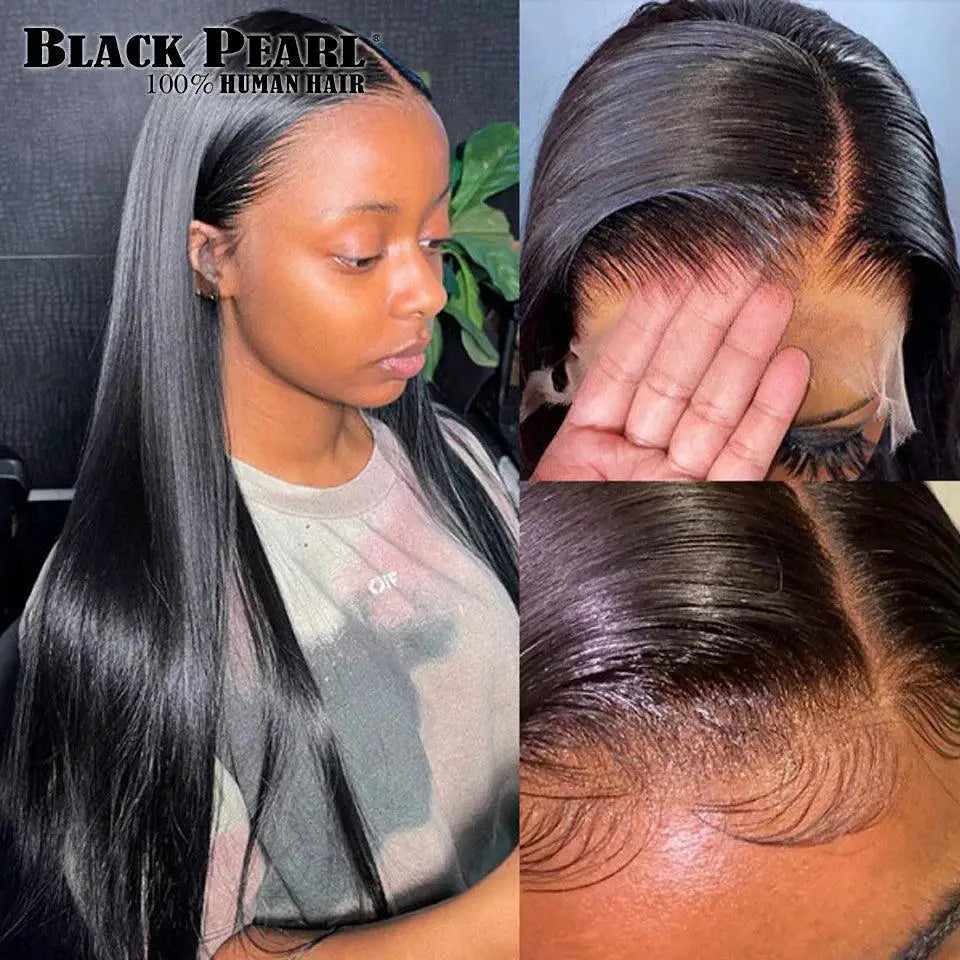 32 Inch Brazilian Remy Lace Front Wig Transparent Frontal
