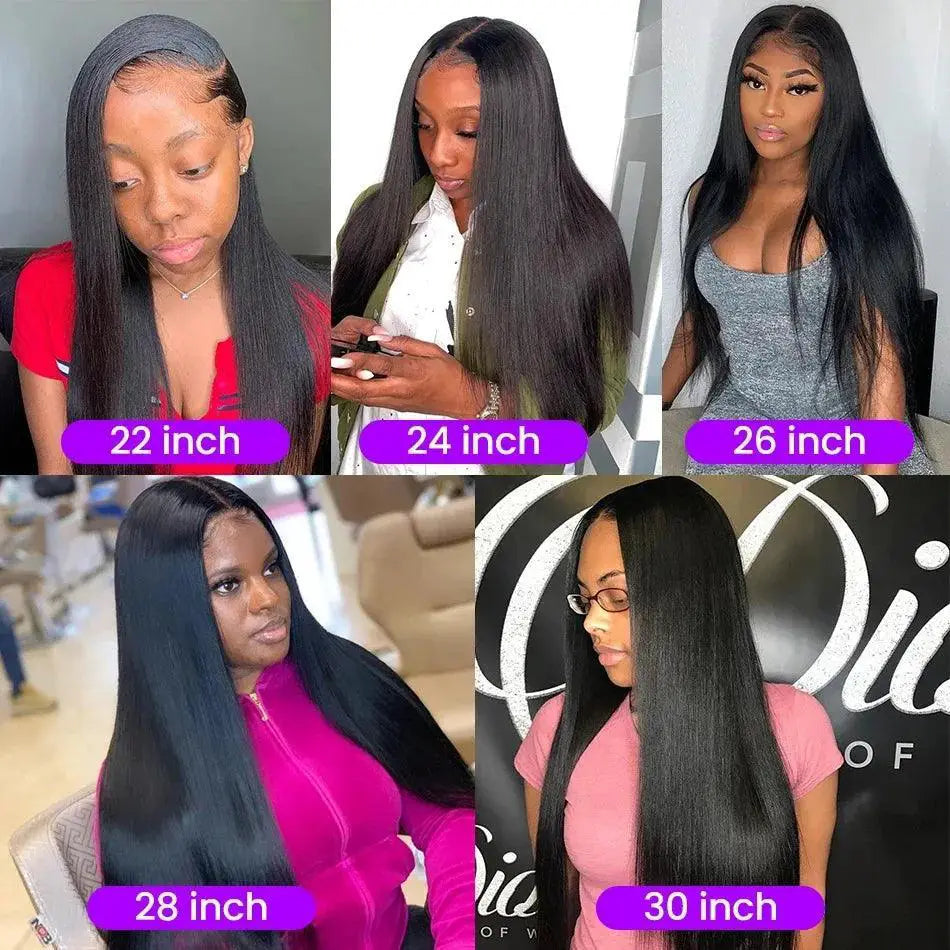 32 Inch Brazilian Remy Lace Front Wig Transparent Frontal