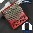 34 Key Kalimba Chromatic Calimba Solid Wood Thumb Piano